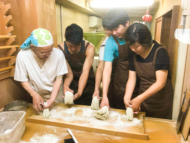 soba cooking