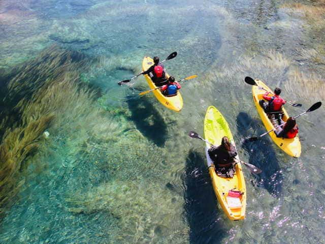 clear kayaking summer