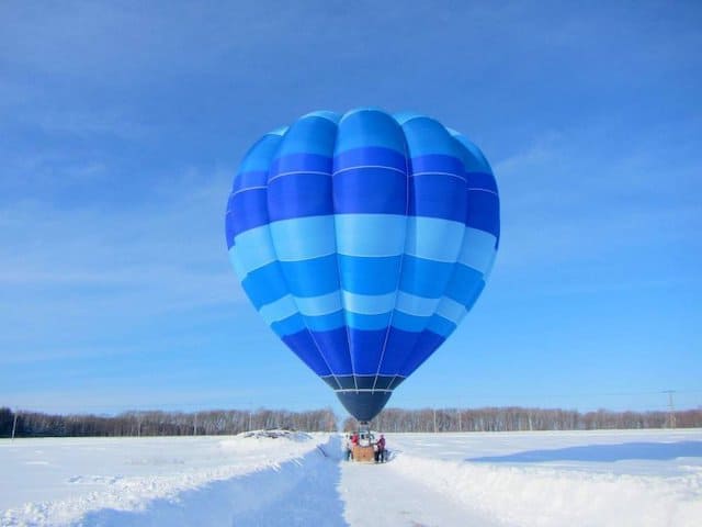 Hot Air Balloon in Shiretoko