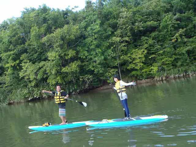 SUP in Furano