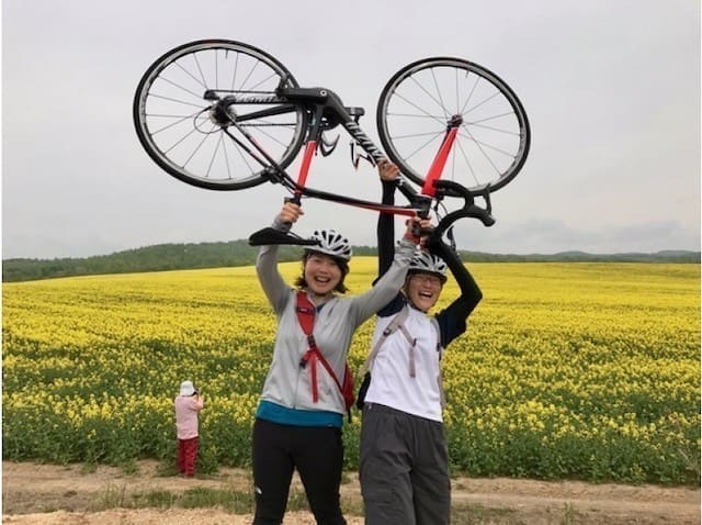 菜の花畑サイクリングツアー