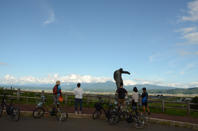 観光スポット巡りサイクリング